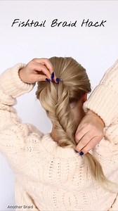 Fake fishtail braid hack 👀 Would you try this or stick to the real one? #fakefishtailbraid #braidhack #easybraids #hairhack #hairstyletutorial #hairideas #hairlove #hairgoals #hairinspo #summerhair | Another Day Another Braid