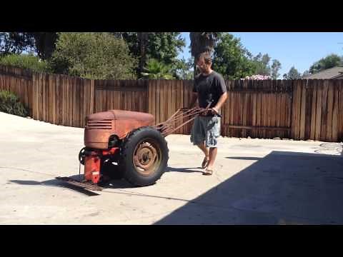 David Bradley two wheel tractor with sickle mower