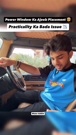 Thar Ka Interior Customise Karwaya! Power Window Ka Sabse Ajeeb Placement? #shorts