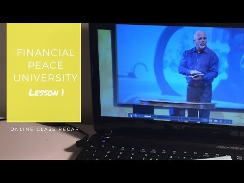 Financial Peace University: Lesson 1 Recap