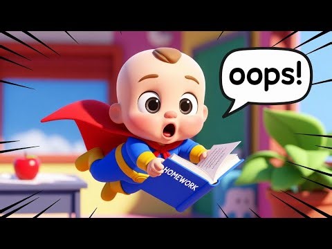 Baby Hero vs Homework Chaos!