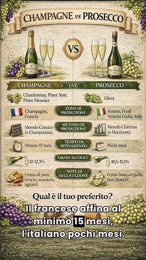CHAMPAGNE VS PROSECCO #associazionesommelieratavolaconbacco #perte