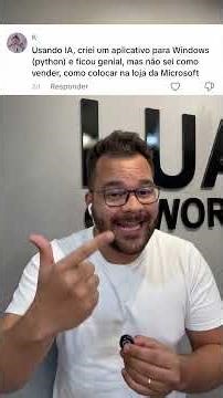 Usando IA criei um app para windows