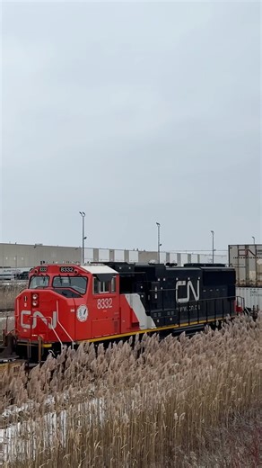 CN 8332 Being The Mid DPU #train #railroad #railfan #railway #canadiannationalrailway #cnrailway #cn