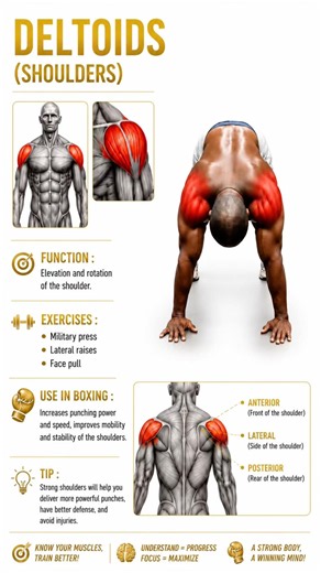 💪🏾 Build Stronger Shoulders with Deltoid Training!