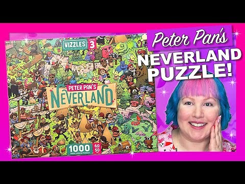 Vizzles Series #3 - Peter Pan’s Neverland search-and-find jigsaw puzzle!