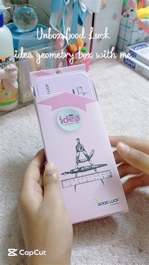 Unbox Good Luck idea geometry box with me ❤️✨#diy #art #shortvideo #theanhasclub #craft #100k #unbox
