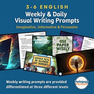 Daily & Weekly Visual Writing Prompts - Upper Primary