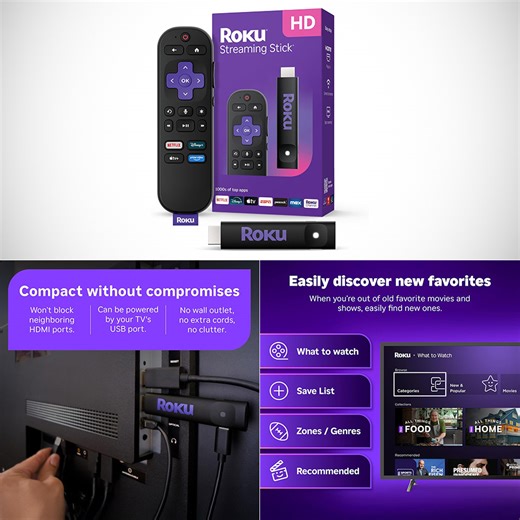 Roku Streaming Stick HD 2025 Aims to be a Tiny (Yet Huge) TV Upgrade for $17