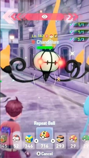 SHINY ALPHA CHANDELURE in Pokémon Legends ZA! 🔥👻✨ LIKE & SUBSCRIBE! #pokemonlegendsza #pokemon