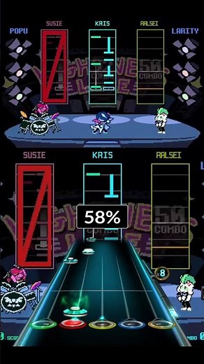 "Raise Up Your Bat" From Deltarune Played On Clone Hero (Part 2) #gaming #deltarune #undertale