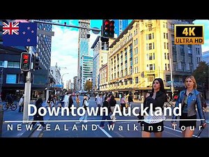 4K New Zealand Walk 🇳🇿 Auckland CBD - Modern Streets & Street Life | May 2026