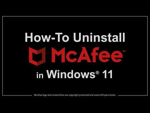 How to Uninstall McAfee in Windows 11