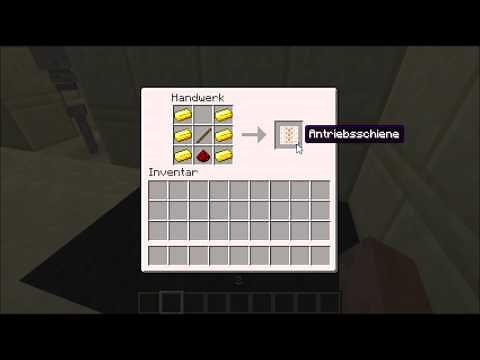 Minecraft Antriebsschiene Craften