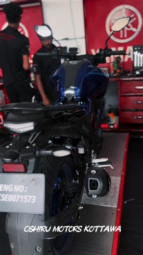 1ST FREE SERVICE FZ-S HYBRID ❤️💥 අමතන්න 0711-848846 0701-639386 #yamahakottawa #brandnewbike #service #fzshybrid