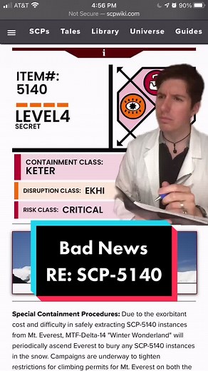 The Mysterious Case of SCP-5140 at Mt. Everest