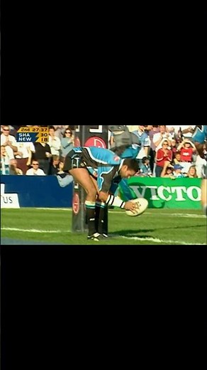 David Peachey Intercept Try NRL 2001 #nrltry #nrlhighlights #rugbyleague #sharks #nrlclips #knights