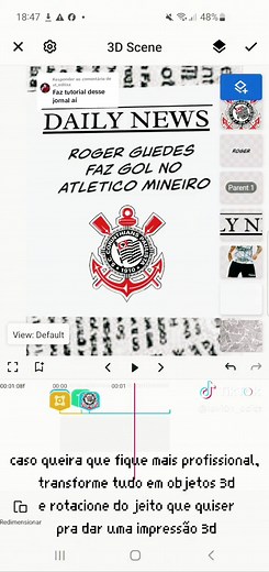 Tutorial de como fazer jornal no Funimate