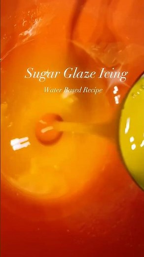 How To Make Sugar Glaze Icing 🍩 #sugarglaze #baking #cake #foryou #shorts
