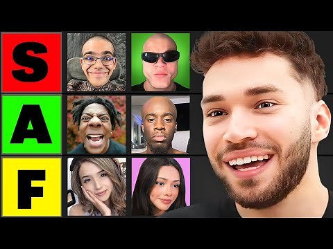 Adin Ross Ranks The Best Streamers (Tier List)