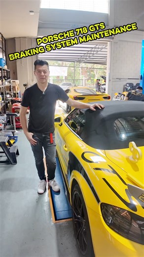 Porsche 718 GTS Boxster Brake Fluid Service at Eurotuner Even a Porsche deserves proper care. As part of its annual maintenance, this Porsche 718 GTS Boxster received a full brake fluid flush and replacement at Eurotuner. Old brake fluid absorbs moisture over time, which can reduce performance and cause brake fade under high temperatures. Using professional equipment and precise procedures, we ensure every line and caliper is properly flushed and refilled with fresh, high-performance ATE brake f