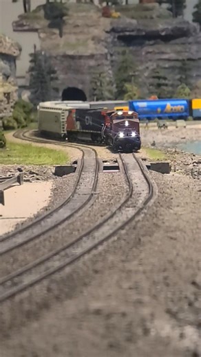 Mixed Freight HO Scale #modeltrains #modelrailroad #railroad #train