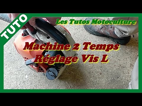 2-stroke engine stalls/chokes, carburetor L screw adjustment (Stihl, Echo, Husqvarna...)