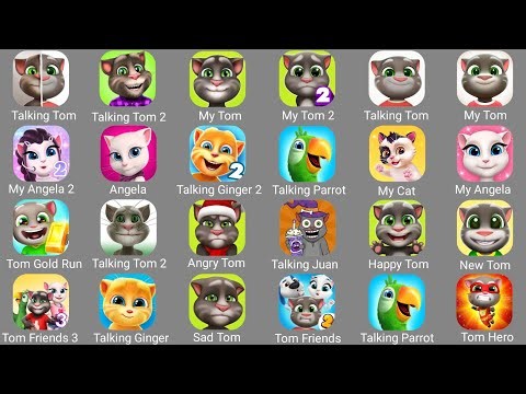 Talking Tom,My Tom,Talking Tom 2,Tom Time Rush,My Angela 2,Talking Ginger 2,Talking Ben,My Angela