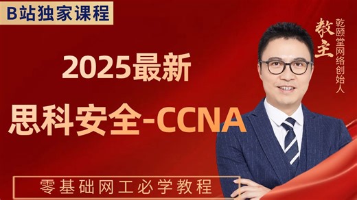 【思科安全】2025最新最详细思科安全-CCNA视频教程！从新手到专家，入门到精通！收藏一下吧，避免视频丢失哦！