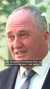 Barnaby Joyce quits Nationals after 20 years and moves to the crossbench