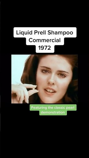 Old Liquid Prell Shampoo Commercial from the 1970s #retro #retrocommercials