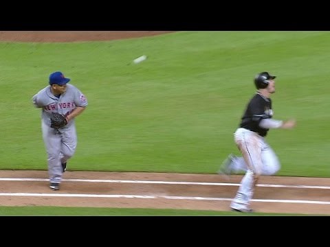 Colon makes a superb behind-the-back play