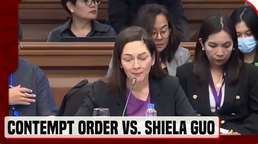 Ni-lift ng Senate Committee on Women, Children, Family Relations and Gender Equality ang contempt order laban kay Shiela Guo. Ita-transfer ang kustodiya niya sa Bureau of Immigration (BI) kasunod ng direktiba ni Sen. Risa Hontiveros sa Office of Senate Sergeant-at-Arms. Nagpapatuloy ngayong Martes, September 24 ang pagdinig ng Senado hinggil sa ilegal na POGO sa bansa. Dumalo sa pagdinig sina Alice Guo, Shiela Guo, Cassandra Li Ong, at Tony Yang, ang nakatatandang kapatid ni kapatid ni dating ec