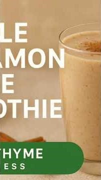 Apple Cinnamon Pie Smoothie | Cozy Fall Drink for Digestion, Immunity & Energy