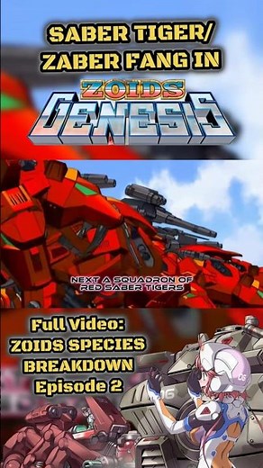 Zaber fang in Zoids Genesis! watch the full 25 min episode kn youtube! #zoids #ゾイド #anime