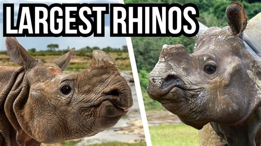 Ranking rhinos by size reveals a clear king