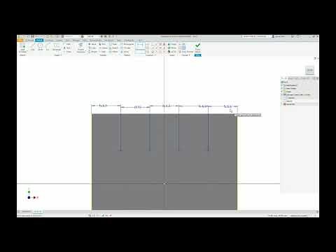 Inventor: Equally space all features in a sketch