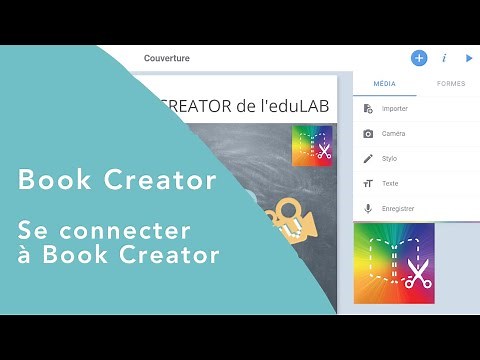 Tutoriel Book Creator 1 : connexion enseignant / élève