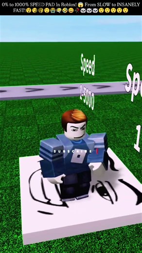 0% to 1000% SPEED PAD In Roblox! 😱 From SLOW to INSANELY FAST!#roblox #robloxedit #robloxshorts #fyp
