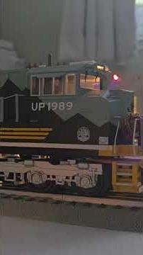O scale UP 1989 start up and shutdown sequence! #oscaletrains #up1989 #sd70ace