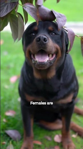 Male rottweiler vs female rottweiler...