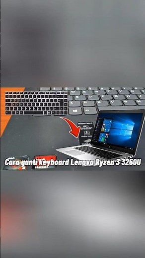 ganti keyboard Lenovo #Lenovo #ServisLaptop #LaptopLenovo #TutorialLaptop #BongkarLaptop #shorts