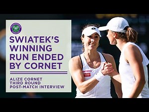 Iga Swiatek's 37-Match Winning Streak Ended By Alize Cornet | Wimbledon 2022