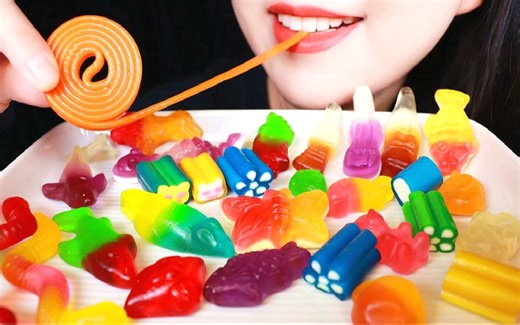 ☆ Abbey ☆ 缤纷软糖拼盘 ASMR食音咀嚼音（新）