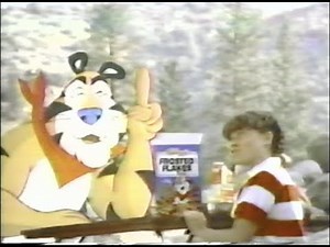 Frosted Flakes Cereal "white water rafting" Commercial from 1988