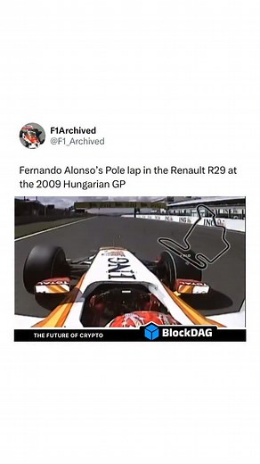 @f1archived on Instagram: "Fernando Alonso’s pole position at the 2009 Hungarian Grand Prix was a reminder of his precision and skill during one of Renault’s most challenging seasons. In a year dominated by Brawn GP and Red Bull, Alonso extracted everything from the underperforming R29 to claim his first pole since 2007. On the tight and technical Hungaroring circuit, where rhythm and balance often outweigh raw speed, Alonso’s lap stood out as a display of controlled aggression and perfect timin