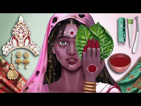 Traditional INDIAN Bride Makeup Animation // HOMELESS woman BRIDAL Makeover //