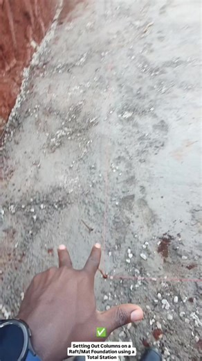 Setting Out Foundation Columns with Total Station