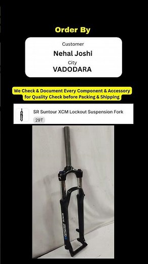 Best Bicycle Components - SR Suntour XCM Lockout Suspension Fork.