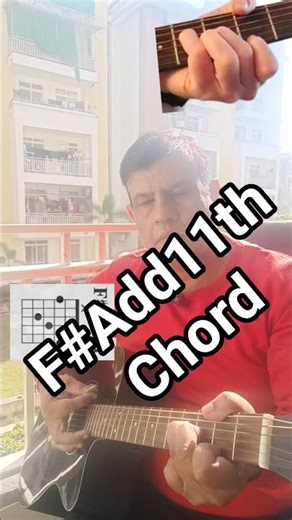 Advance Guitar chords tutorial/F#Add11th guitar chords tutorial by Shivesh/